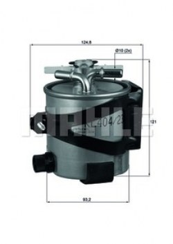 Фильтр топливный Рено Меган 2 k9k-m9r 1,5-2.0 dci без датчика уровня воды (арт. 50014183)